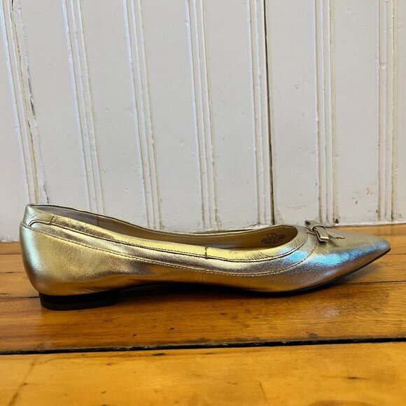 Lauren Ralph Lauren Silver Flats - Picture 6 of 6